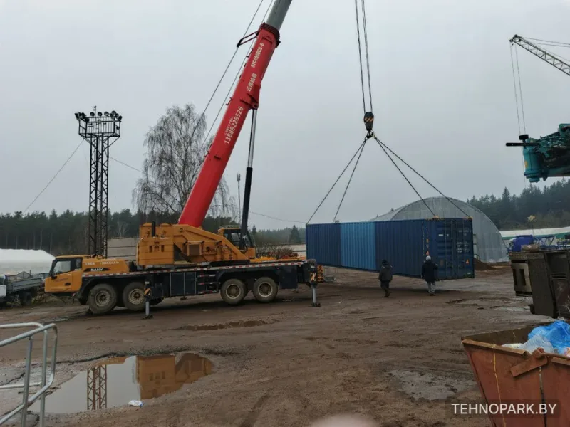 Аренда автокрана 100 тонн Sany STC1000C6-8 | Стрела 60 м + гусек