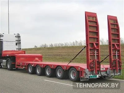 Аренда 5-осного тяжелого трала 65 тонн в Минске (платформа 11 метров)
