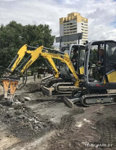 Аренда мини-экскаватора Wacker Neuson ET18 (глубина до 2.4 м)
