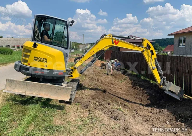 Аренда мини-экскаватора Wacker Neuson ET18 (глубина до 2.4 м)