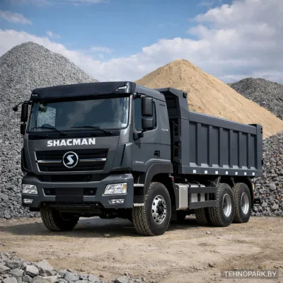 Аренда самосвала Shacman до 35 тонн (перевозка щепы, мусора, сыпучих грузов)