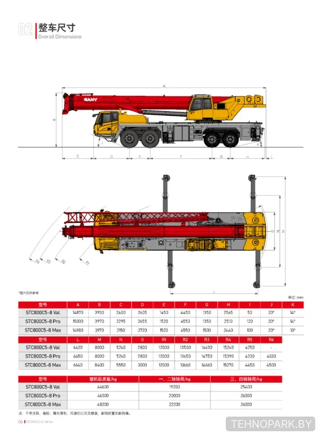 Аренда автокрана 80 тонн SANY STC8005-8 PRO | Кран Sany 80 т