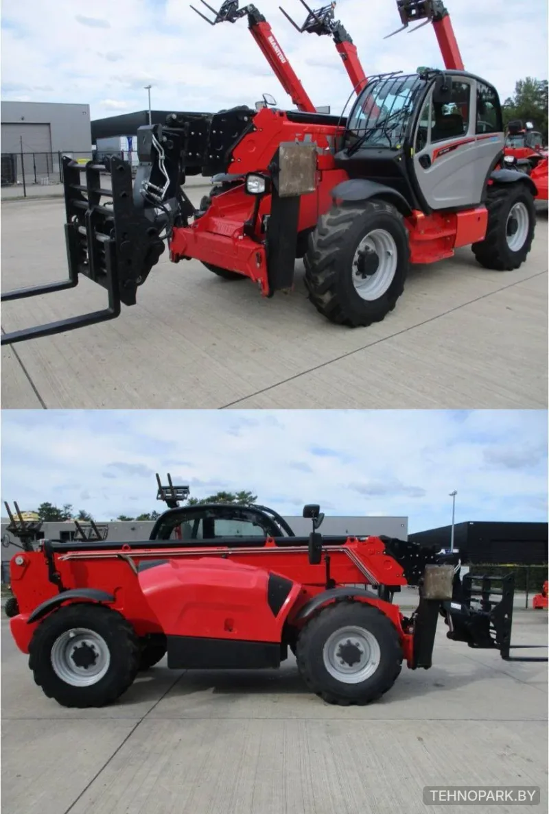 В аренду телескопический погрузчик Manitou с квалифицированным машинистом