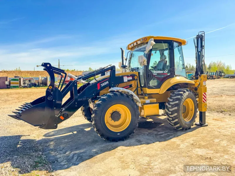 Аренда тяжелого экскаватора-погрузчика Shanmon 388H (10.7 т, Cummins)
