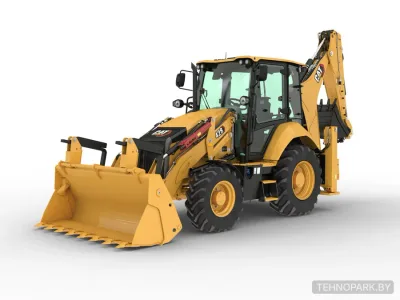 Аренда экскаватора-погрузчика Caterpillar 428 и полноповоротных машин