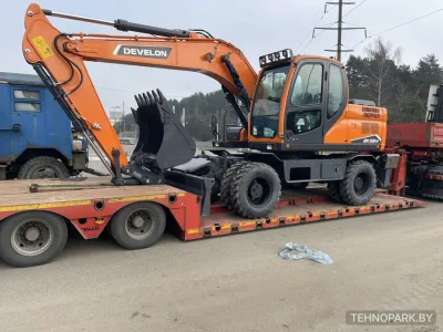 Аренда колесного экскаватора Develon DX150W в Минске и РБ
