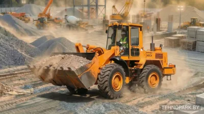 Аренда универсального фронтального погрузчика Амкодор 342С4 с навесным