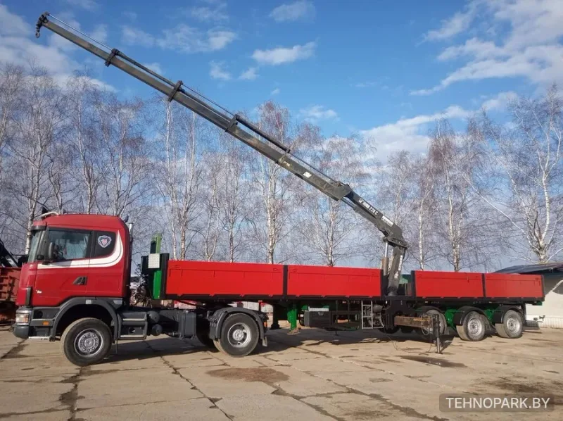 Аренда тяжелого автоманипулятора Scania 20 тонн (кран 8 т, вылет стрелы 12 м)