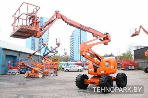 Прокат вездеходных коленчатых подъемников Haulotte HA16PX (16 метров)