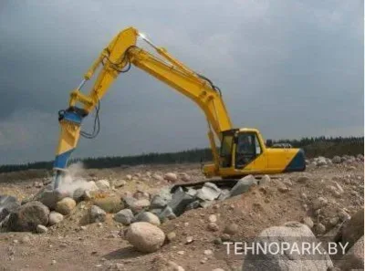 Аренда экскаваторов и мини-техники с навесным гидромолотом