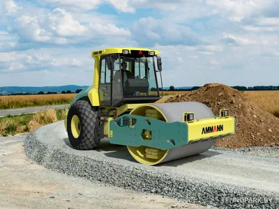 Аренда надежного грунтового катка AMMANN 16 тонн с опытным оператором