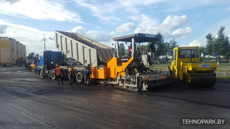 Аренда гусеничного асфальтоукладчика Volvo ABG7820B (ширина укладки 11 м)