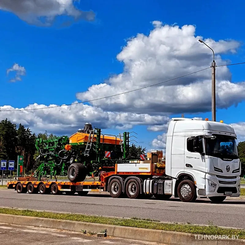 Аренда раздвижных тралов FAYMONVILLE до 60 т (тягачи SHACMAN X6000 2023)