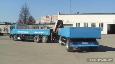 Аренда манипулятора MAN 26.364 12 т с прицепом 14 т (кран 6 т, стрела 12 м)