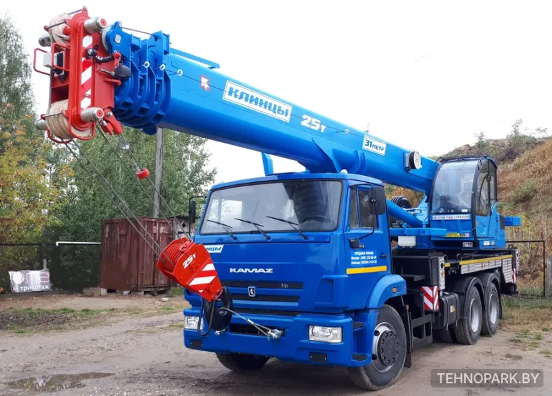Аренда автокрана Клинцы 25 т на базе КАМАЗ — Техинforмер
