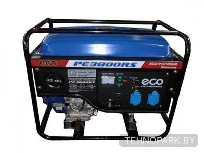 Аренда бензогенератора ECO PE3800RS (3.3 кВт) с баком на 25 л
