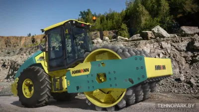 Аренда тяжелого грунтового катка AMMANN 19 тонн с гарантией быстрой замены