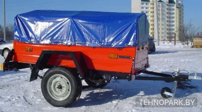 Аренда одноосного бортового легкового прицепа БелАЗ-81201 посуточно