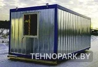 Аренда цельносварной каркасно-панельной бытовки (6.0х2.4 м) с вагонкой