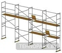 Аренда рамных строительных лесов ЛСПР-200 (высота до 20 м)