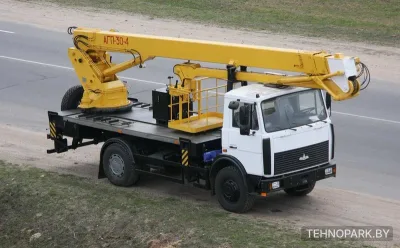 Аренда комбинированной автовышки АГП-30-4 (20-40 м) по РБ