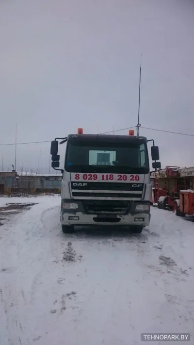 Аренда спецэвакуатора DAF CF75 для строительной и сельхозтехники (до 11 т)