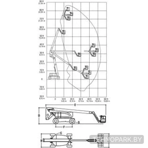 Аренда телескопического подъемника Grove AMZ86XT (26.5 м)