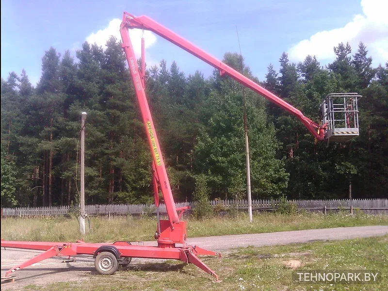 Аренда прицепного коленчатого подъемника Leguan TR160 (16 м)