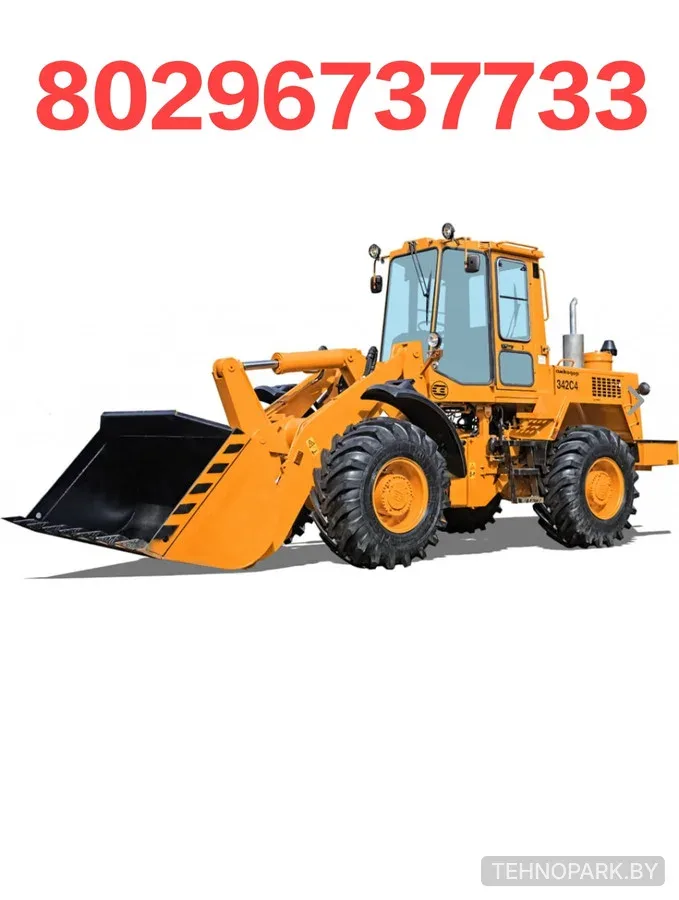 Аренда фронтальных погрузчиков Амкодор 332С4 / 342С4 и экскаватора New Holland